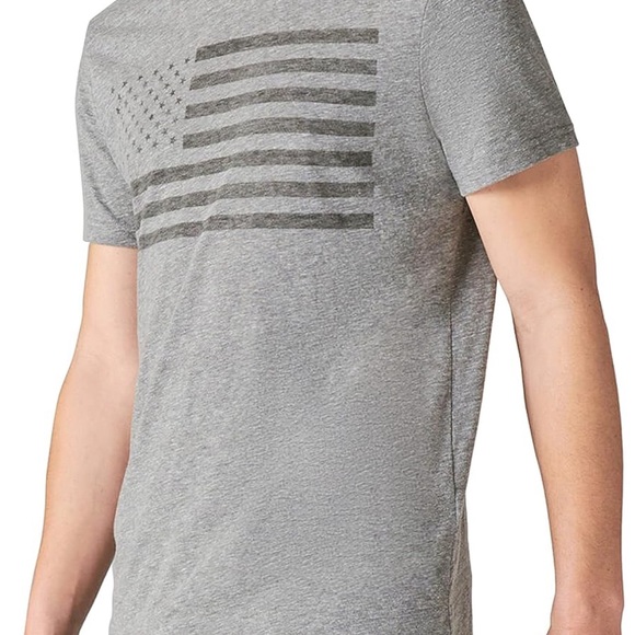 BNWT Lucky brand mens t-shirt grey American flag multi sizes - Picture 4 of 5